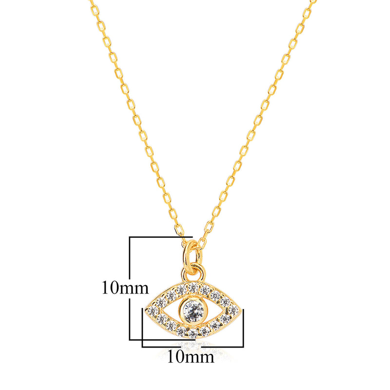 Minimalist Evil Eye Necklace