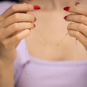 Women's Sterling Silver Ball Chain Necklace