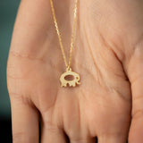 Women's Sterling Silver Elephant Necklace
