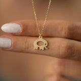 Women's Sterling Silver Elephant Necklace