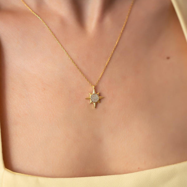 Women's Sterling Silver North Star Necklace