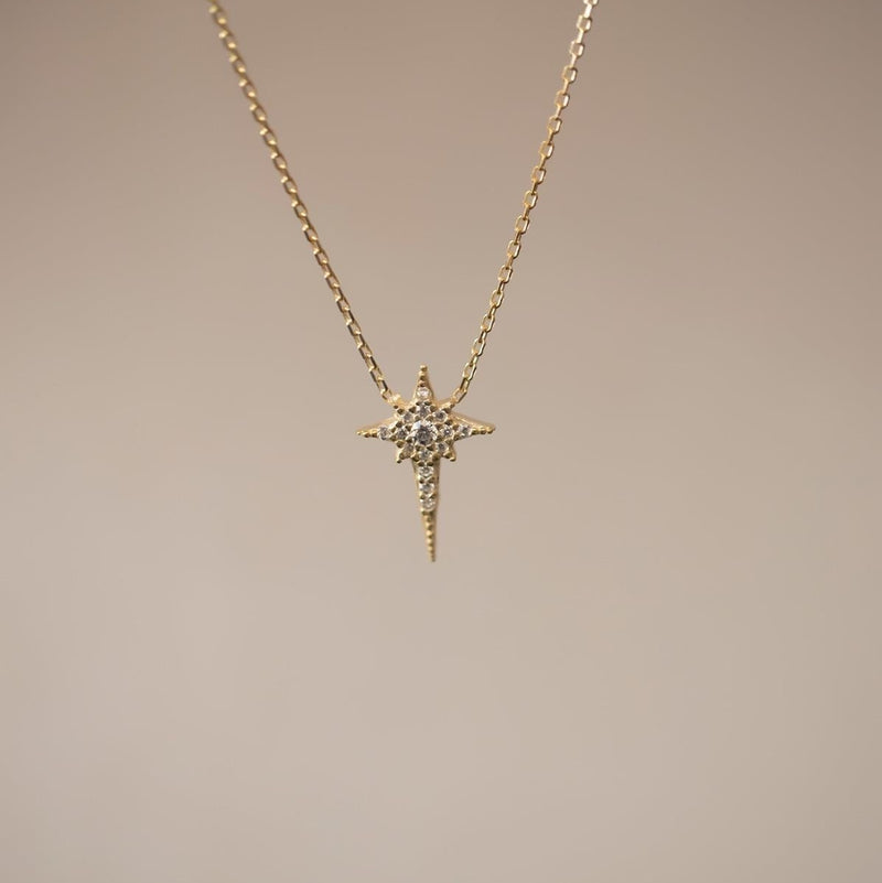 Women's Sterling Silver North Star Necklace