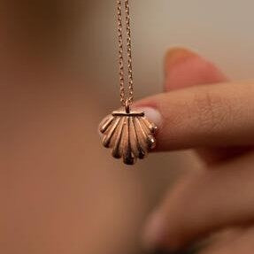 Women's Sterling Silver Sea Shell Necklace