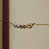 Family Birthstone Necklace