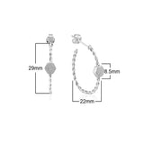 Sterling Silver Hoop Earrings