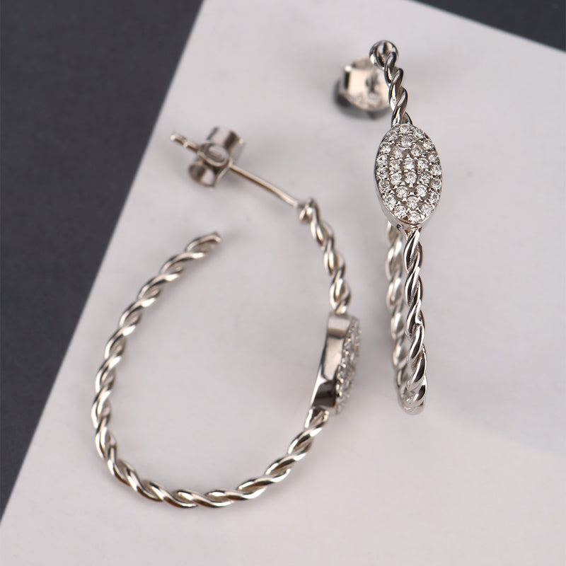 Sterling Silver Hoop Earrings