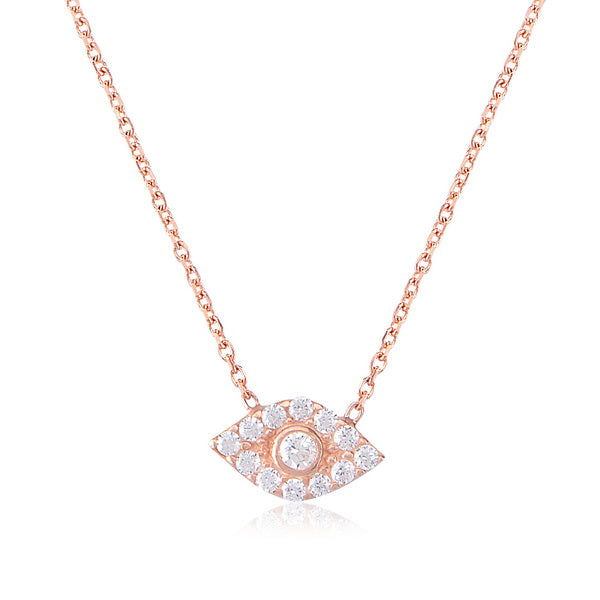 Evil Eye Necklace Gold