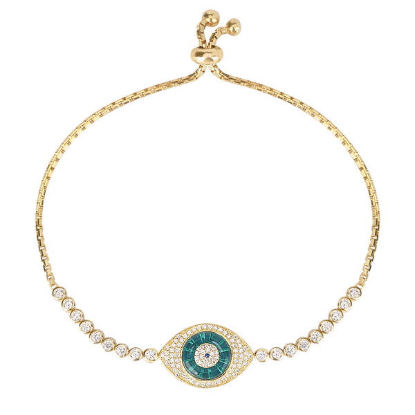 Evil Eye Bracelet Gold