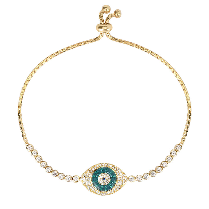 Evil Eye Bracelet Gold