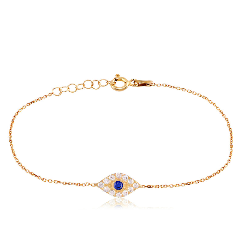 Sterling Silver Luckyl Eye Bracelet