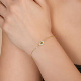 Sterling Silver Luckyl Eye Bracelet