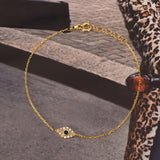 Sterling Silver Luckyl Eye Bracelet