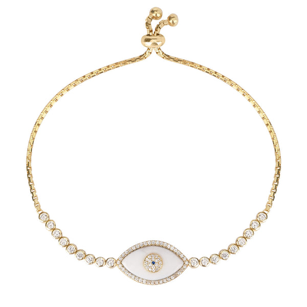 Evil Eye Bracelet Gold