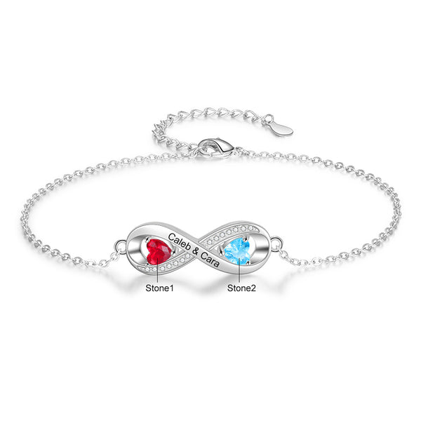 Infinity Birthstone Bracelet