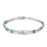 Rhoidum Plated Birthtsone Bracelet