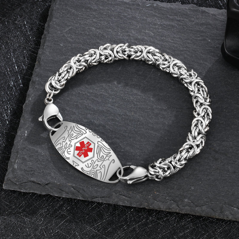 Engraving Stainless Steel Bracelet