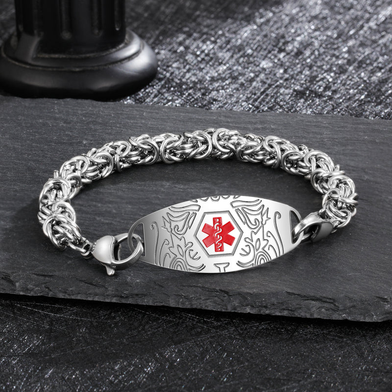 Engraving Stainless Steel Bracelet
