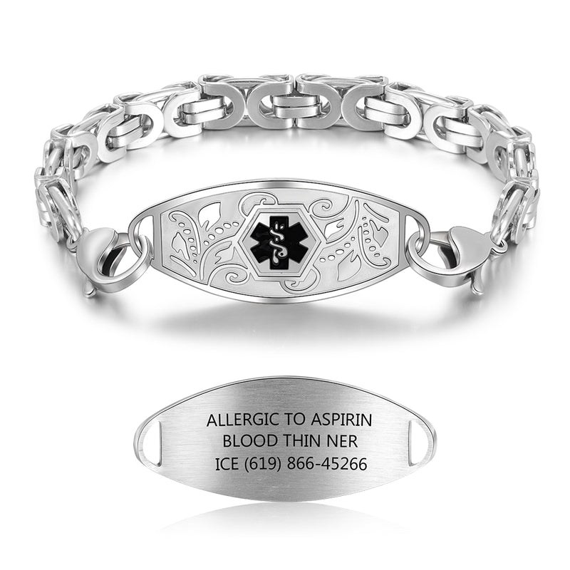 Engraving Stainless Steel Bracelet