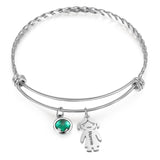 Stainless Steel Baby Bangle Bracelet