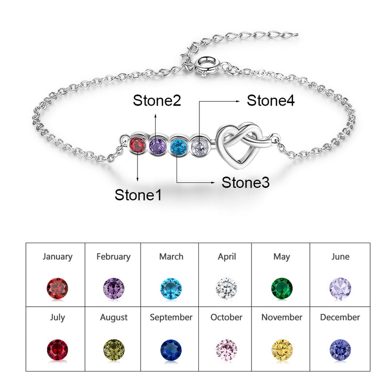 Family Birthstone Bracelet