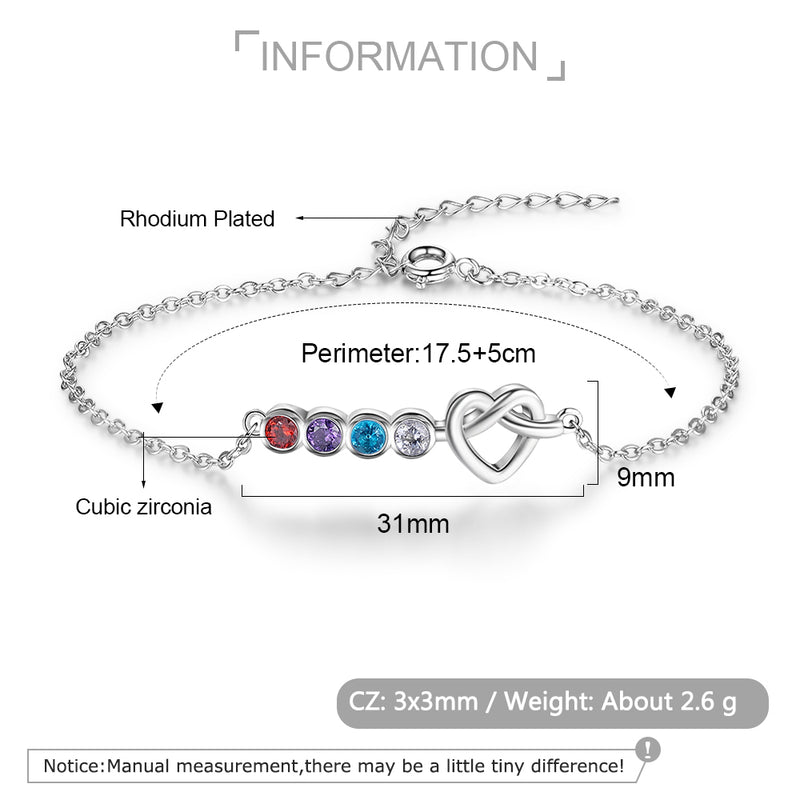 Family Birthstone Bracelet