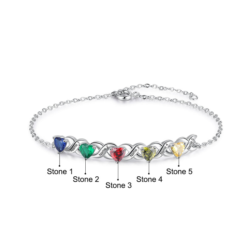 Custom Birthstone Bracelet
