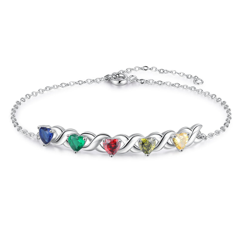 Custom Birthstone Bracelet