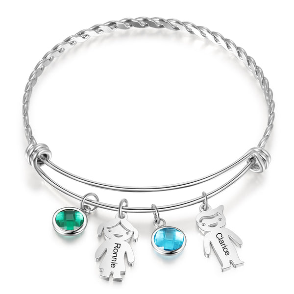Stainless Steel Baby Bangle Bracelet