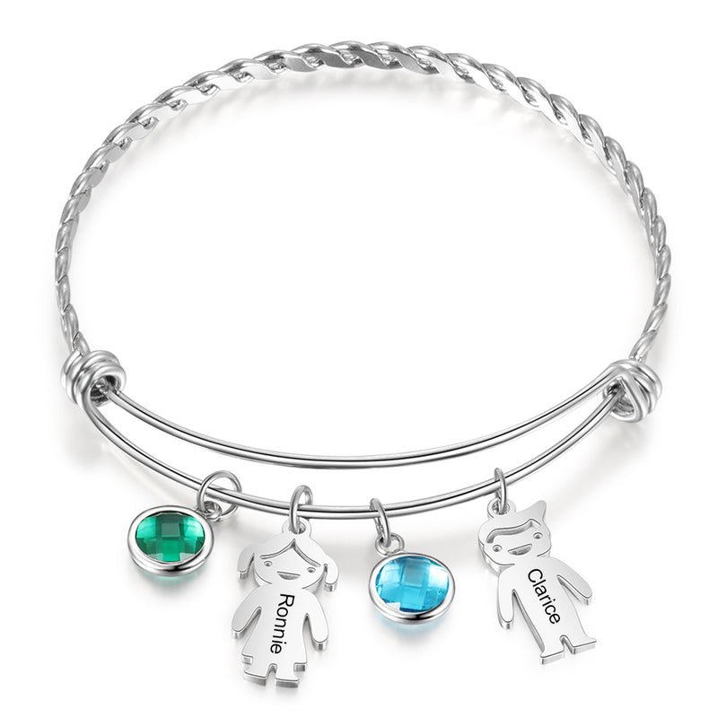 Stainless Steel Baby Bangle Bracelet