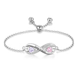 Infinity Birthstone Bracelet