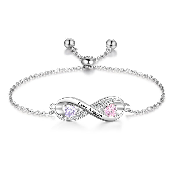 Infinity Birthstone Bracelet