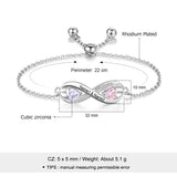 Infinity Birthstone Bracelet