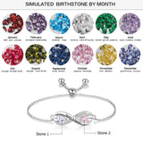 Infinity Birthstone Bracelet