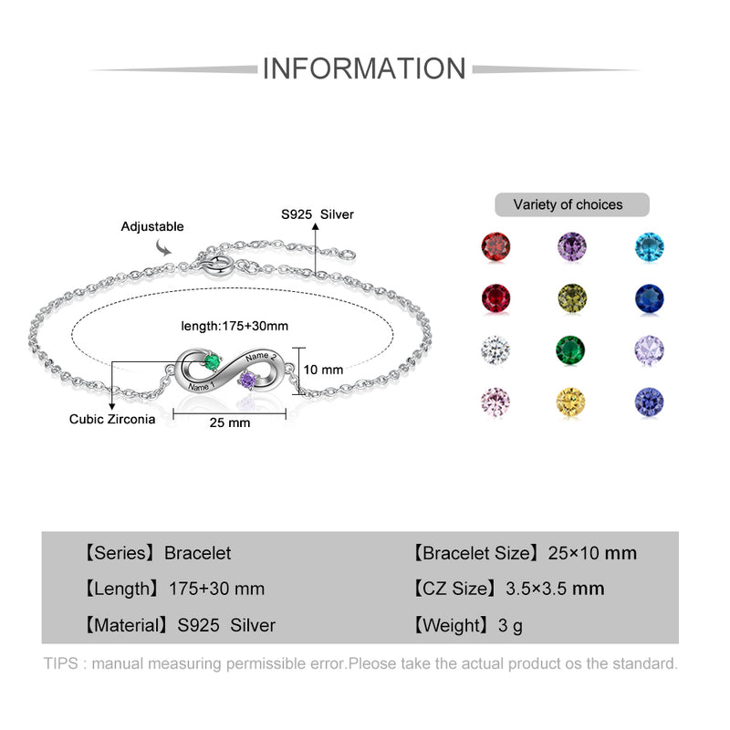 Engraved 925 Sterling Silver Bracelet