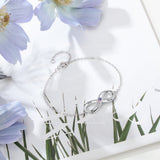 Mother's Day Gift Infinity Birthstone Bracelet