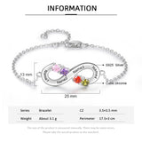 925 Sterling Silver Infinity Bracelet