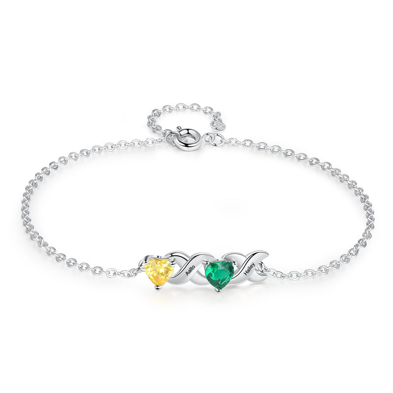 Custom Birthstone Bracelet
