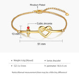 Gold Plated Baby Heart Shape Bracelet
