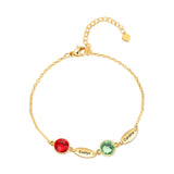 Copper Birthstone Bracelet
