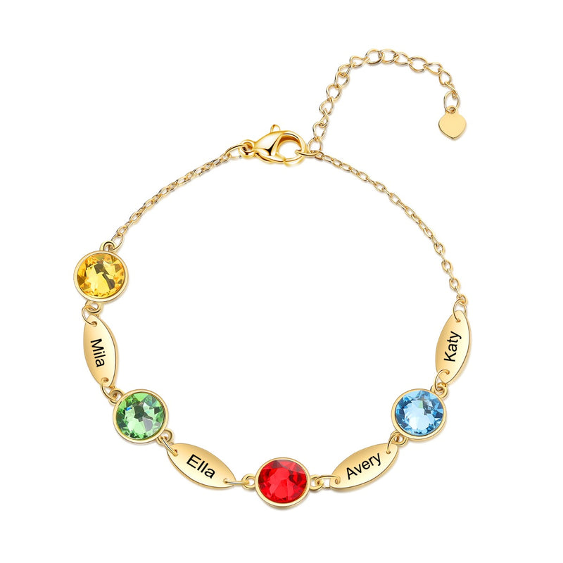 Copper Birthstone Bracelet