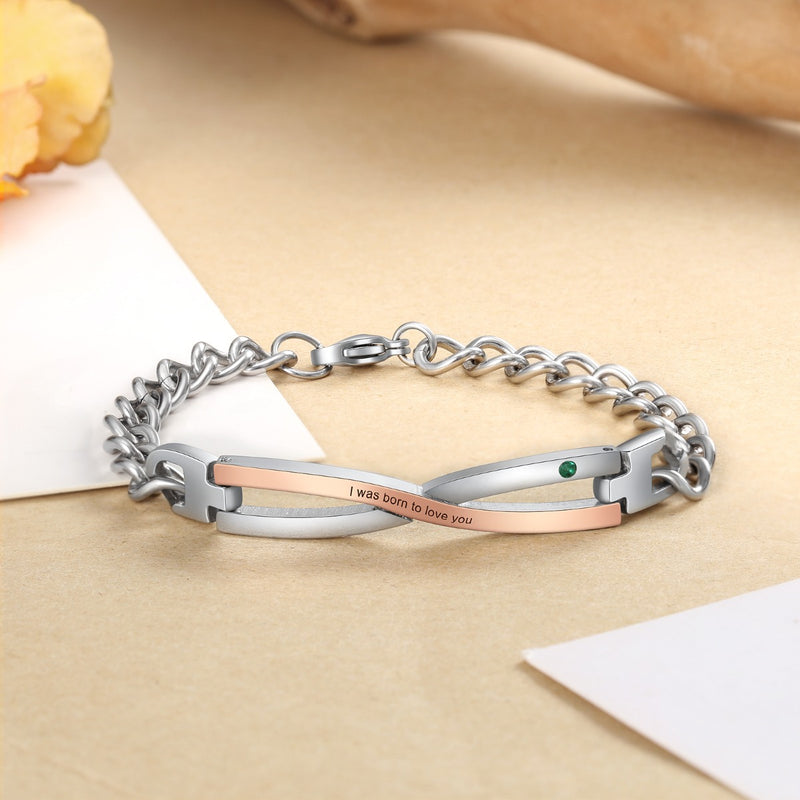 Stainless Steel Couple Bracelet