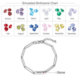 Stainless Steel Engraving Name Bracelet