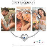 Copper Heart Shape Charm Bracelet