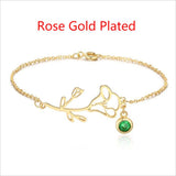 Custom Birthday peanut stone bracelet