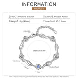 Copper Rose Flower CZ Bracelet