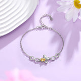 Butterfly Infinity CZ Bracelets
