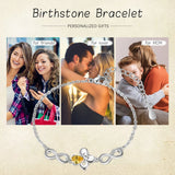 Butterfly Infinity CZ Bracelets