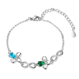 Butterfly Infinity CZ Bracelets
