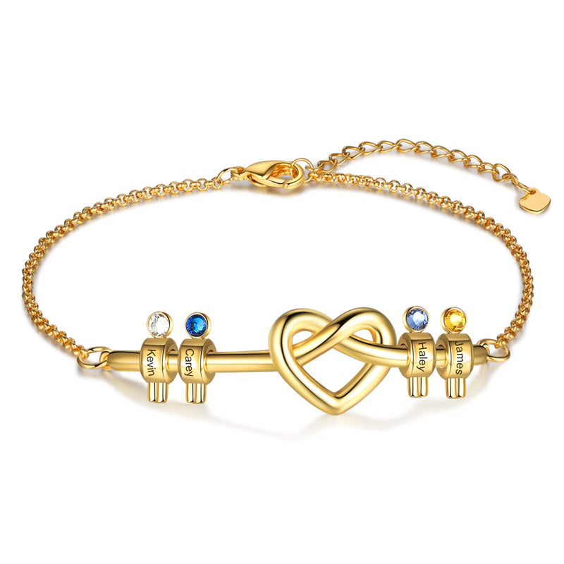 Gold Plated Baby Heart Shape Bracelet