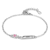 Rhoidum Plated Birthtsone Bracelet